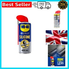 WD-40 Specialist Silicone Spray Lubricant 400ml - Superior All-Weather Care 32.48 per litre