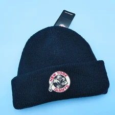 '47 Brand New York Giants Winter Hat Mens Blue Vintage Style Acrylic Beanie NFL