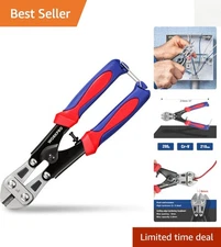 Versatile 8-inch Mini Bolt Cutter: Power & Precision for Electricians and DIY