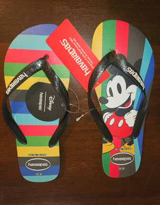 Disney  Havaianas Men's Size 13 Mickey Mouse Flip Flops New