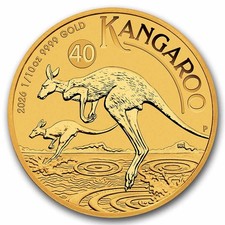 2026 Australia 1/10 oz Gold Kangaroo BU-Pre-Sale 4541.00 per troy oz