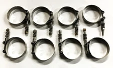 Five Star Manufacturing 3 inch Stainless T-Bolt Clamp 250-76-316 [Lot of 8] NOS