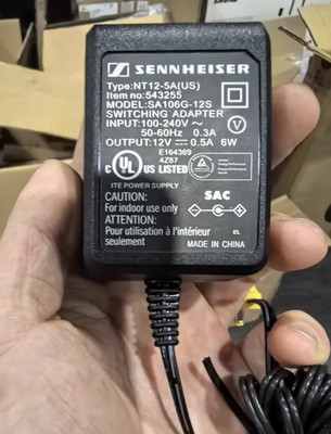SENNHEISER SA106G-12S 12V 0.5A 6W Netzteil-Adapter-Ladegerät