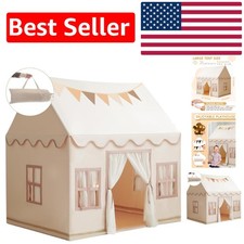 Magical Kids Play Tent with Star Lights  Curtains - Durable Indoor/Outdoor Use