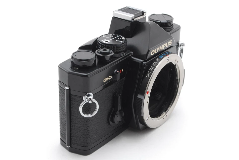 [N.MINT w/Box] Olympus OM-2N 35mm Film Camera Black Body From JAPAN - Image 4 of 4