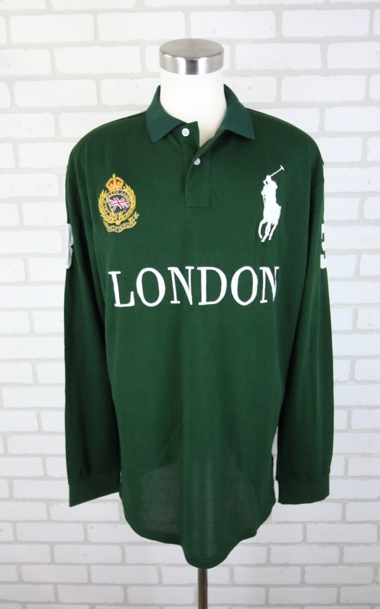 Polo Ralph Lauren London 3 Long Sleeve Shirt 4XL SLIM FITS Body XL
