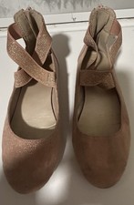 Light Pink ballet Slippers Girls Dress Shoes Youth Size 13C