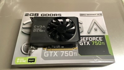 EVGA GeForce GTX 750 Ti 2GB PCI-E Displayport/HDMI/DVI Video Card 02G-P4-3751-KR