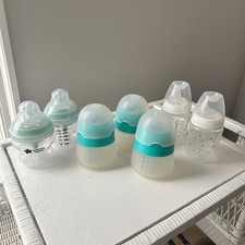 5oz Bottle Lot, NanoBaby, Nuk, Tommee Tippee Baby Bottles Variety, Sterilized