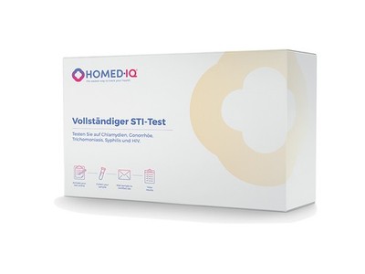 Vollständiger STI-Test Männer (Chlamydien, Gonorrhöe, Trichomoniasis, Syphilis, 
