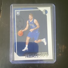 2018-19 Panini Hoops Luka Dončić RC Rookie Card #268 Dallas Mavericks NBA. rookie card picture