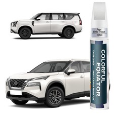 QAB Pearl White Tricoat Touch Up Paint for Nissan, Car Paint Pen Scratch Repair