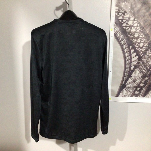 Spyder Active Atmungsaktiv Schnell Trocknen Stretch Langarmshirt Herren S-M Grau Schwarz - Bild 5 von 6