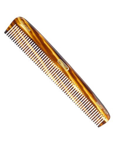 Kent Brushes R9T Dressing Table Comb 190mm Handmade Coarse Toothed Thick Hair