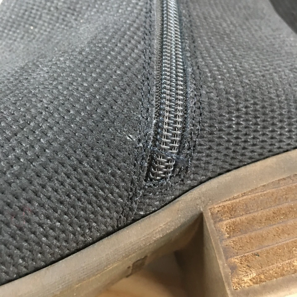 Kensie Botas Mujer 8.5 M Gerona Botín Gris Cuero Informal Tacones Bloque Foto 4 de 4