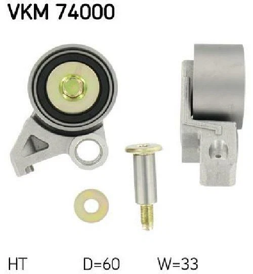 Original SKF Spannrolle Zahnriemen VKM 74000 für FORD USA Mazda - Bild 1 von 1