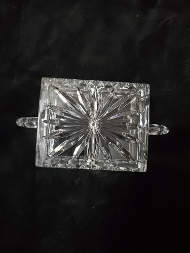 CRYSTAL LEGEND by GODINGER 24% LEAD CRYSTAL DISH/CADDY In Box - Picture 10 of 11