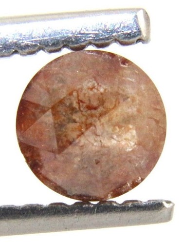 0,58 quilates Natural Real Hermoso Color Rojo Redondo Corte Rosa Diamante 4,76-4,81x2,88 mm - Imagen 2 de 10