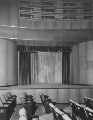 Detail of seats at RKO Roxy Theatre New York 1932 Historic Old Photo