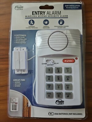 Flipo Wirelees Keypad,  Security Entry Alarm - NEW IN BOX - SHIPS FREE