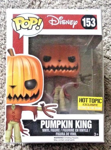 Funko Pop! Vinyl: Disney - Hot Topic (Glows in the Dark) Pumpkin King #153