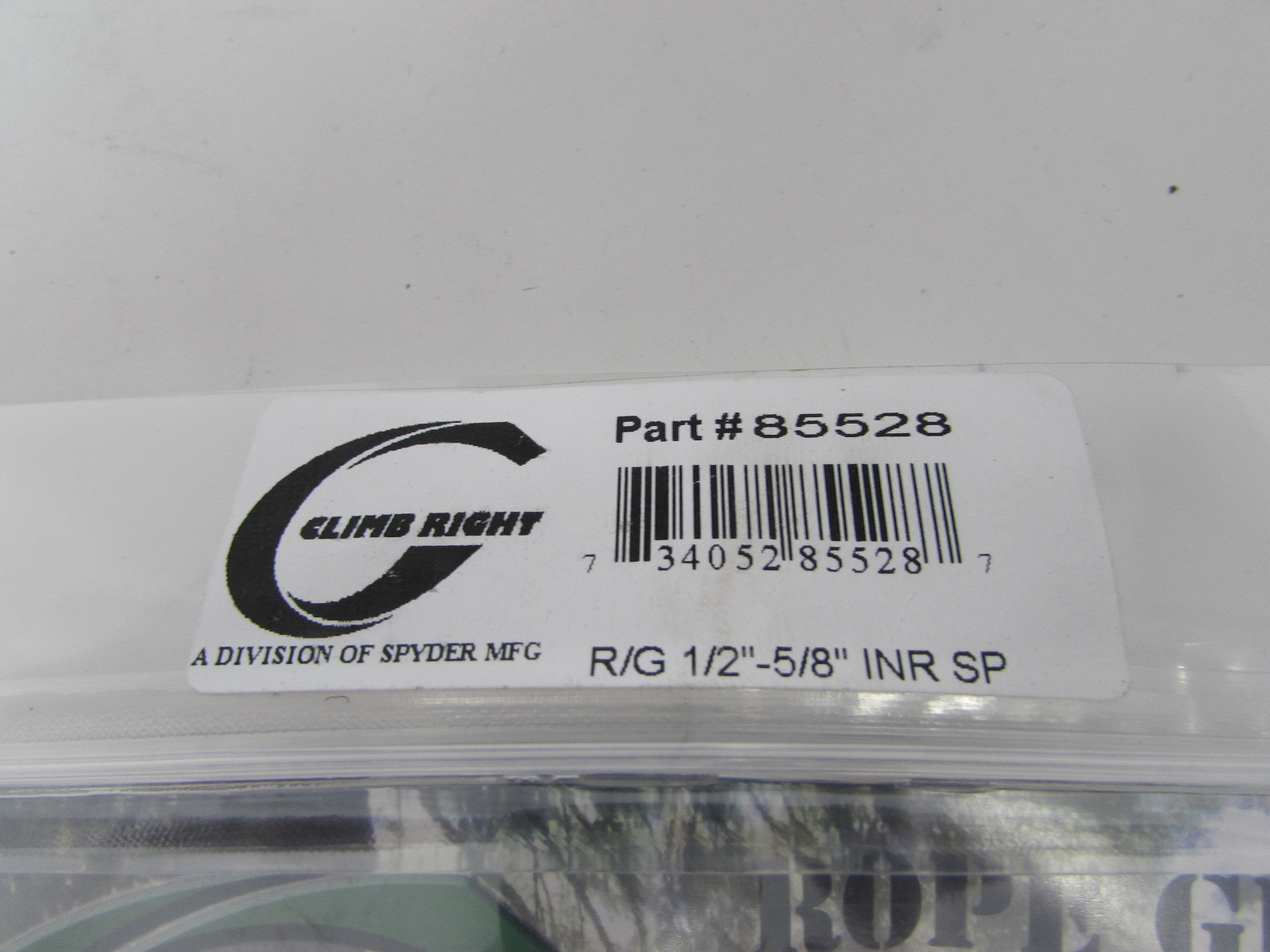 CLIMB RIGHT ARBORIST CLIMBING 1/2" 5/8" ALUMINUM ROPE GRAB FLIPLINE