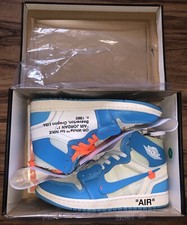 Nike Air Jordan 1 High Off White UNC US9,5 EU...