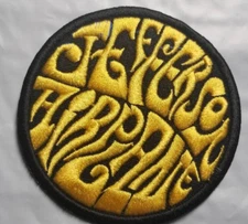 Jefferson Airplane Band Worldwide shipping Embroidered gold Patch 3"