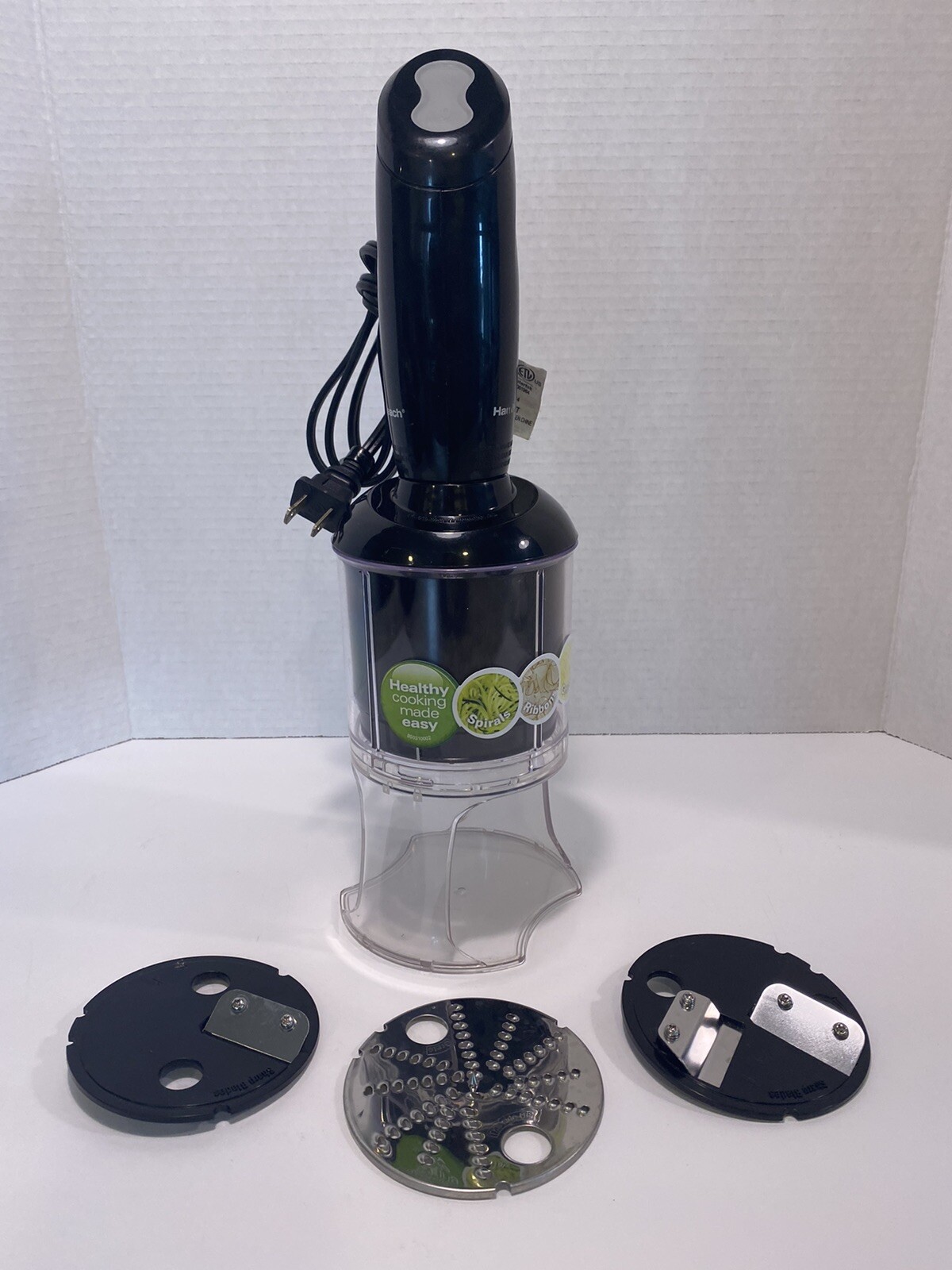 Hamilton Beach - 3-in-1 Spiralizer - HB06 Hand blender w 3 B