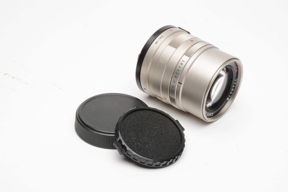 Contax Zeiss Sonnar T* 90mm f2.8 lens, caps, Nice & Sharp! | eBay