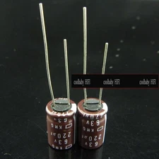 50pcs NCC Nippon Chemi-Con KMG 220mfd 63V 220UF electrolytic Capacitor caps