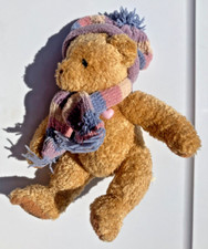 Cherished Teddies Priscilla Hillman 2012 Teddy Bear with Cap  Scarf 12 in Plush