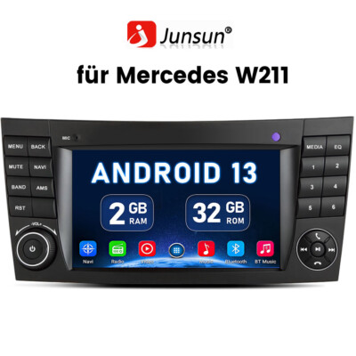 7'' Android 13.0 Autoradio 8Kern 2+32GB GPS Navi SWC für Mercedes-Benz W211 W219