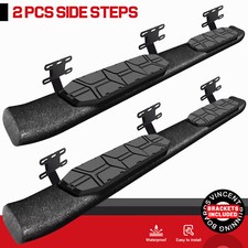 For 19-26 Dodge Ram 1500 Quad Cab Side Step Curved 4.3 Running Board Nerf Bar
