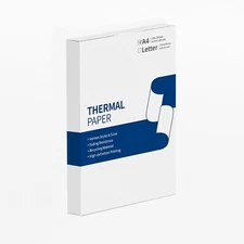 A4 Size Thermal Papers For Thermal Printers 100 Single Sheet Papers