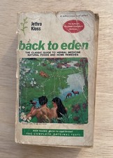 VTG. BACK TO EDEN the Classic Guide to Herbal Medicine Natural Foods & Remedy