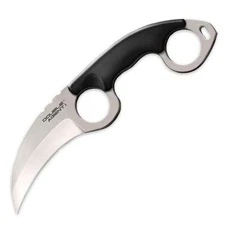 Cold Steel 9000623 Double Agent I Fixed Plain Edge Blade Knife, Black