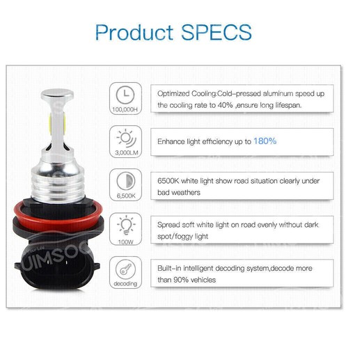 Combo LED Light Fog Bulbs For 2007-2015 Chevy Silverado 1500 2500HD 3500HD - 第 68/85 張圖片