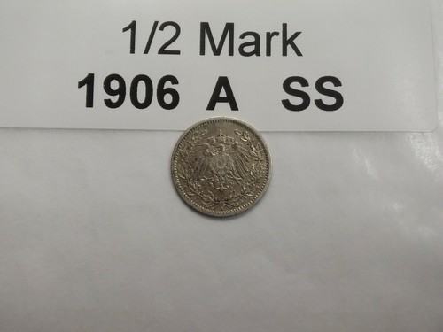 Kaiserreich 1/2 Mark 1905-1919, Jäger 16, 2,78g 900er Silber, AUSWAHL (S2-2 - Bild 23 von 257