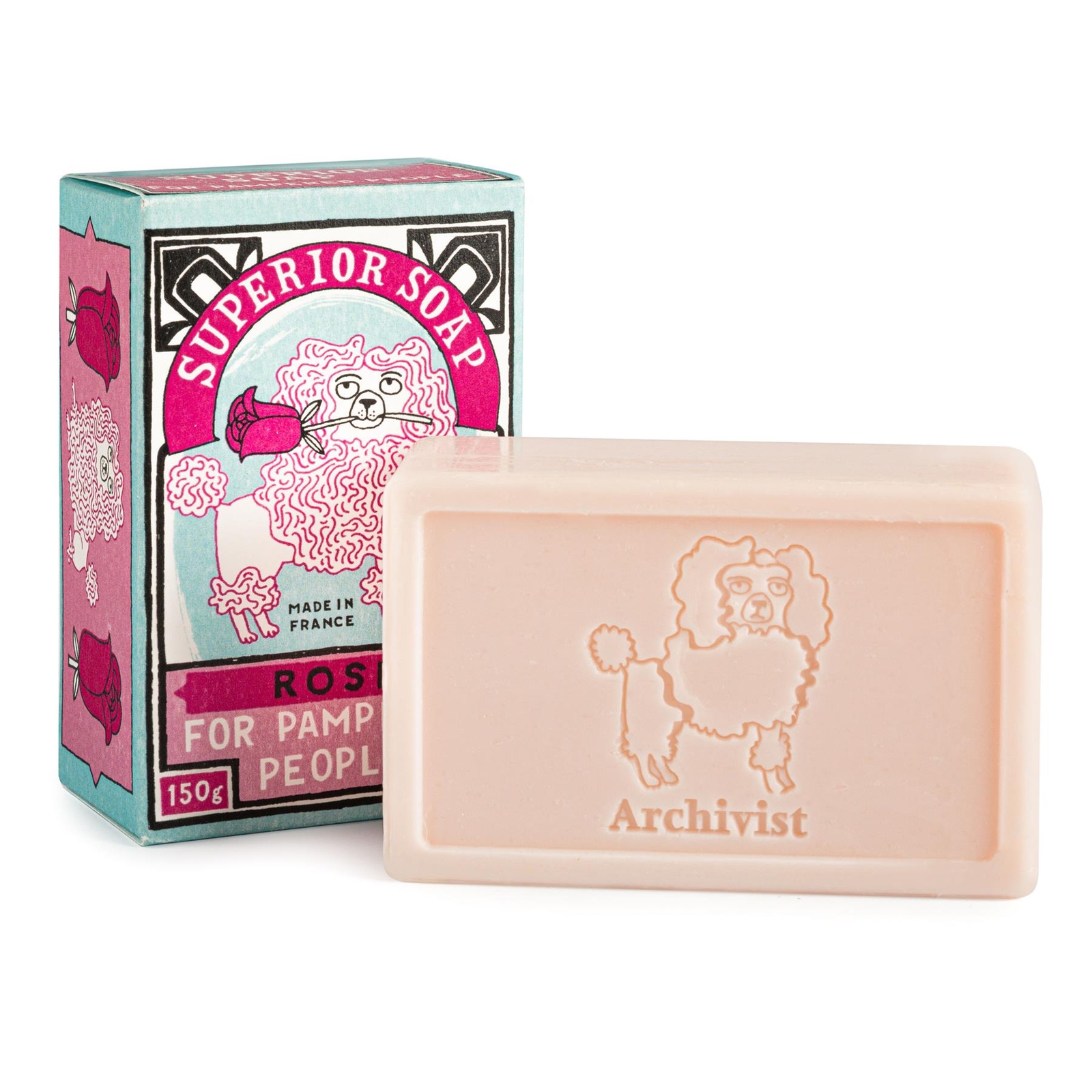 Savon d'Archivist - Vegan Soap Bar - Fragrant & Nourishing/Rose 150g