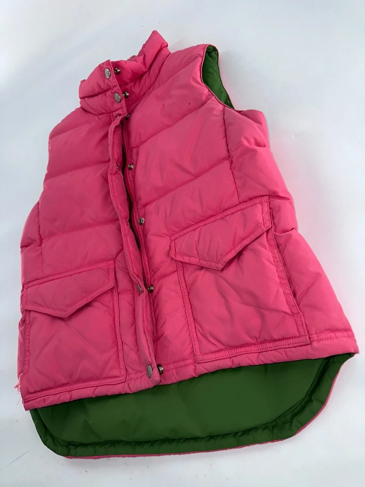 J. Crew Full Zip Puffer Vest Women’s XS Pink 100% Nylon YGI B5-9 - Image 4 of 4