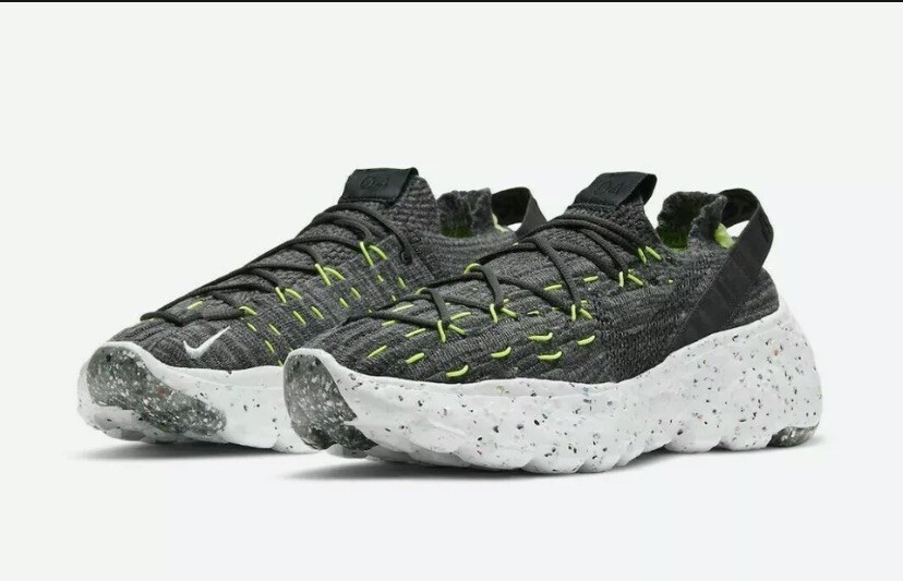 Nike Space Hippie 04 Black/Black Volt-White CZ6398-010 Mens Size 8 Nike Space Hippie 04 Black/Black Volt-White CZ6398-010 Mens  main image 4