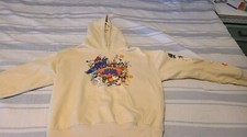 Space Jam A New Legacy Cream Fleece Sweatshirt Hoodie Unisex Size L/ NO STRINGS