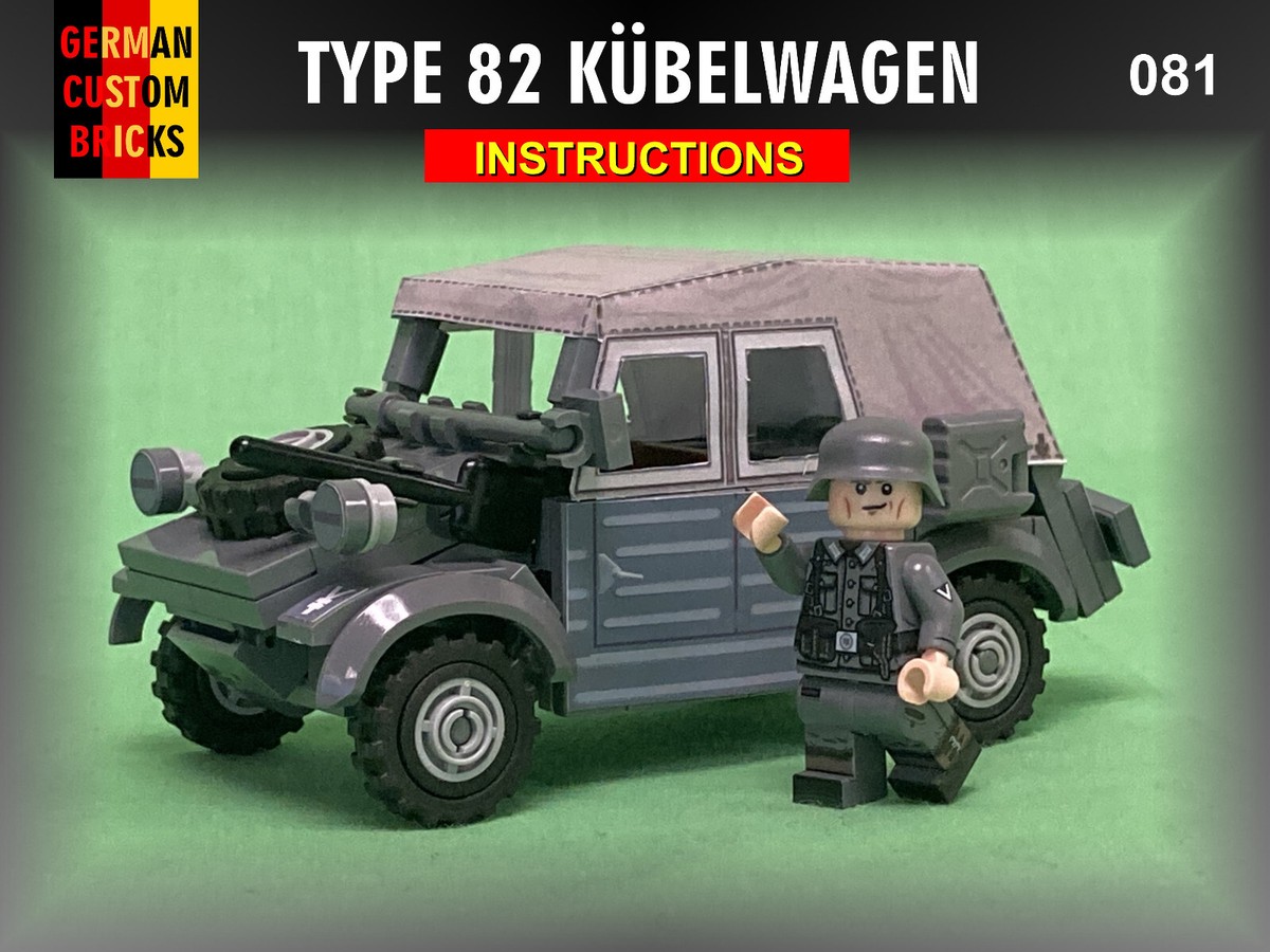 Lego - Type 82 Kubelwagen - Russian front - Digital Instructions