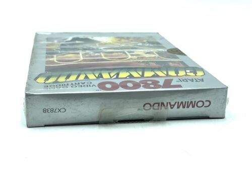 VINTAGE# COMMANDO # ATARI 7800 #MOD CX7838 # NIB SEALED PAL FB - Foto 6 di 7