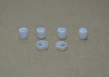 (Set Of 6) Vacuum Secondary Nylon Throttle Shaft Plate Bushings Kit Fits: Holley