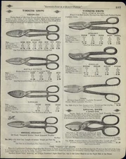 1918 PAPER AD 12 PG Tinners Tools Snips Grooving Wiring Folding Machine Fire Pot