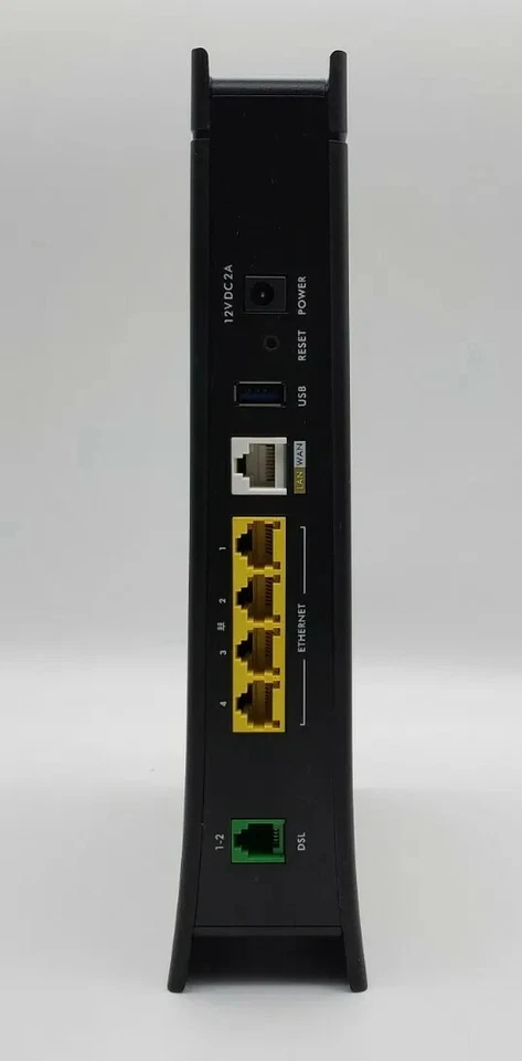 CenturyLink ZyXEL C3000Z DSL Modem Wireless Router w/ AC Adapter - Image 4 of 4