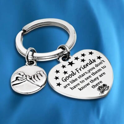 Good Friends Keychain Pendant Bag Car Keychain Pendant Men Women Friends Gift
