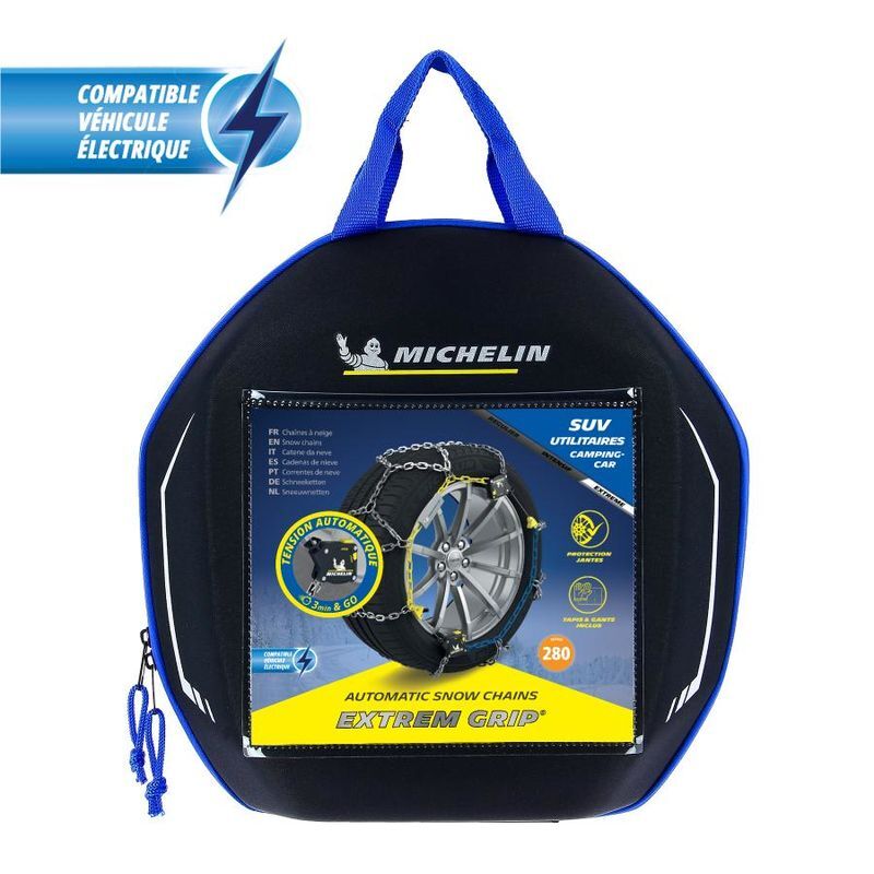 Chaînes neige Michelin Extrem Grip n310 265/45-21 pour vos départs au ski en SUV et 4x4
